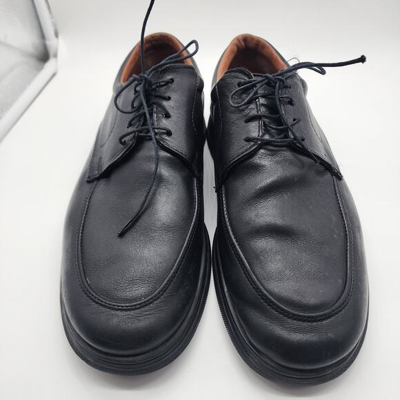Allen Edmonds Passenger Black Leather Comfort Oxford Dress Shoes Men’s 10 D - Picture 2 of 9